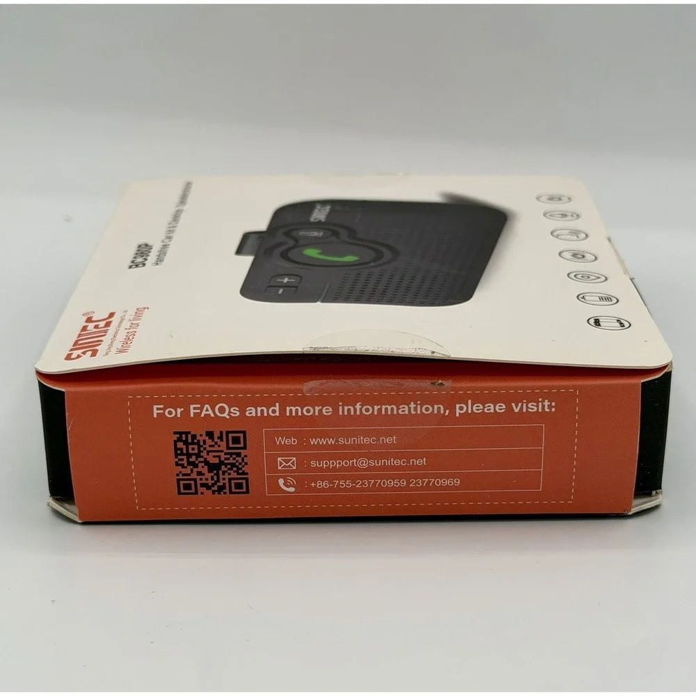 Siniec BC980P Black Bluetooth Hands Free Car Kit And Desktop Accesories